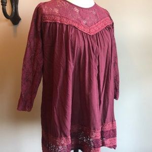 Burgundy Boutique top
